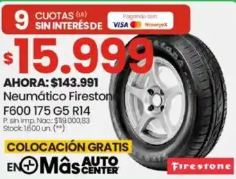 Changomas Firestone neumático oferta