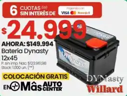 Changomas DYNasty Willard batería oferta