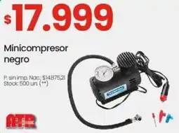 Changomas Minicompresor negro oferta