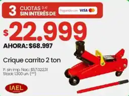 Changomas IAEL crique carrito 2 ton oferta