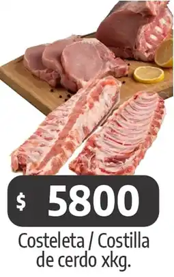 Autoservicio Capo Costeleta / Costilla de cerdo oferta