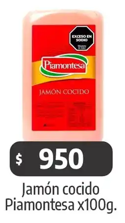 Autoservicio Capo Piamontesa jamón cocido oferta