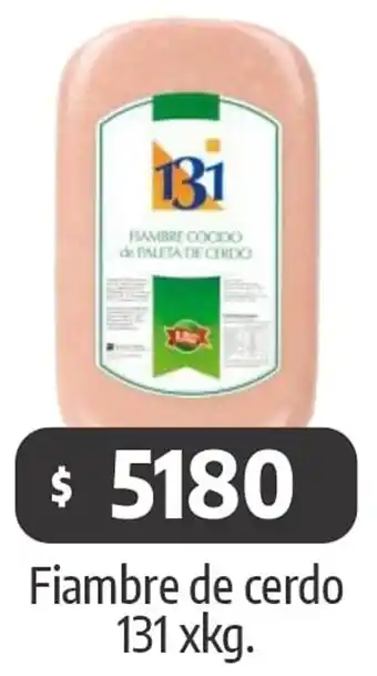 Autoservicio Capo 131 fiambre de cerdo oferta