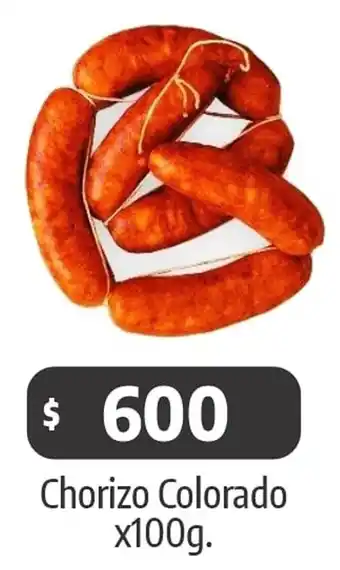 Autoservicio Capo Chorizo colorado oferta