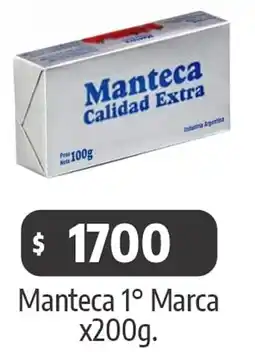 Autoservicio Capo Manteca 1° marca oferta