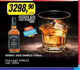 Maxiconsumo Jack Danieles Whisky x750ml oferta