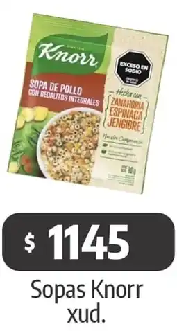 Autoservicio Capo Knorr sopas oferta