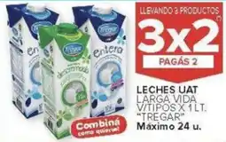 Carrefour Tregar leches uat larga vida vitipos oferta