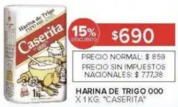 Carrefour Caserita harina de trigo 000 oferta