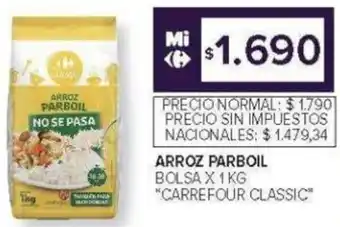 Carrefour Carrefour classic arroz parboil bolsa oferta