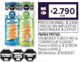 Carrefour Carrefour classic v/sabores tubo oferta