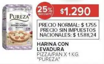 Carrefour Pureza harina con levadura pizza/pan oferta