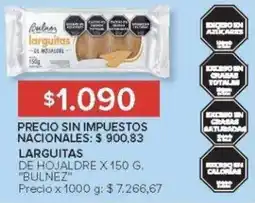 Carrefour Bulnez larguitas de hojaldre oferta