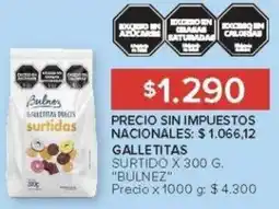 Carrefour Bulnez galletitas surtido oferta