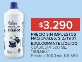 Carrefour Bulnez edulcorante líquido clásico oferta