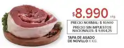 Carrefour Tapa de asado de novillo oferta