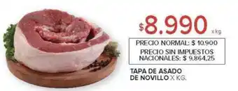 Carrefour Tapa de asado de novillo oferta