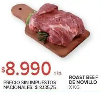 Carrefour Roast beef de novillo oferta