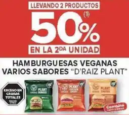 Carrefour D'raiz plant hamburguesas veganas varios sabores oferta