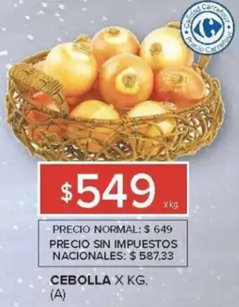 Carrefour Cebolla oferta