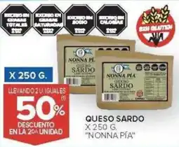 Carrefour Nonna pía queso sardo oferta