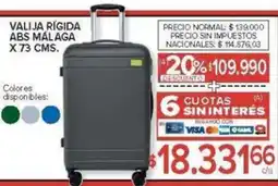 Carrefour Valija rígida abs málaga oferta