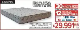 Carrefour Colchon juvenil espuma soñador oferta