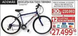 Carrefour Dolphin bicicleta R26 todo terreno oferta