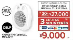 Carrefour Delf caloventor vertical oferta