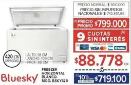 Carrefour Freezer horizontal blanco oferta