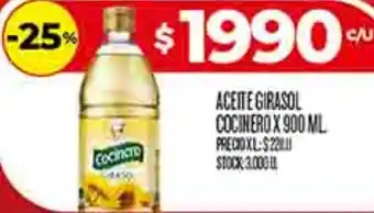 Supermercados DIA Cocinero aceite girasol oferta