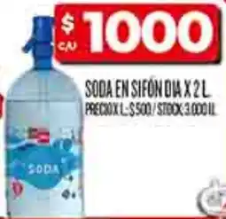 Supermercados DIA Dia soda en sifón oferta