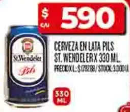 Supermercados DIA St. Wendeler cerveza en lata pils oferta