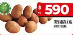 Supermercados DIA Papa negra oferta