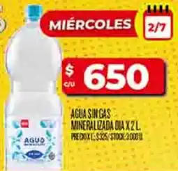 Supermercados DIA Dia agua singas mineralizada oferta
