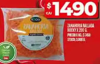 Supermercados DIA Rocky zanahoria rallada oferta
