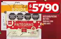 Supermercados DIA Gouda/pategras queso oferta