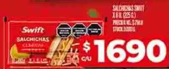 Supermercados DIA Swift salchichas oferta
