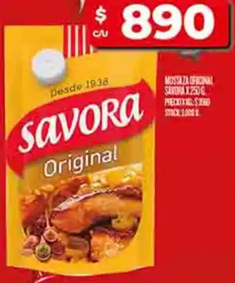 Supermercados DIA Savora original oferta