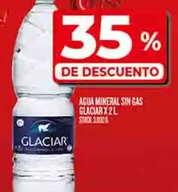 Supermercados DIA Glaciar agua mineral sin gas oferta