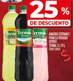 Supermercados DIA Amargo serrano/ pomelo rosado citrus terma oferta