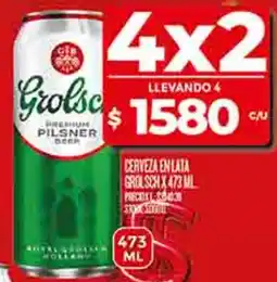 Supermercados DIA Grolsch cerveza en lata oferta