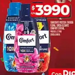 Supermercados DIA Comfort suavizante frescor/energia floral/brisa elegante comfort oferta