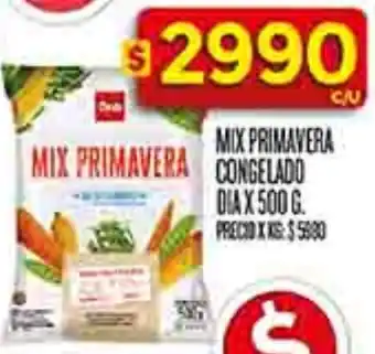 Supermercados DIA Dia mix primavera congelado oferta