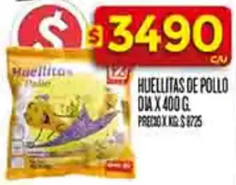 Supermercados DIA Dia huellitas de pollo oferta