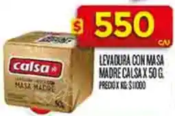 Supermercados DIA Calsa levadura con masa madre oferta