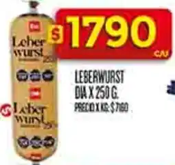 Supermercados DIA Dia leber wurst oferta