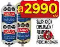 Supermercados DIA Lario salchichón con jamon/ prima oferta