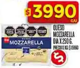 Supermercados DIA Dia mozzarella queso oferta