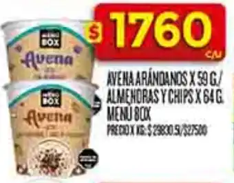 Supermercados DIA Menu box avena arándanos oferta